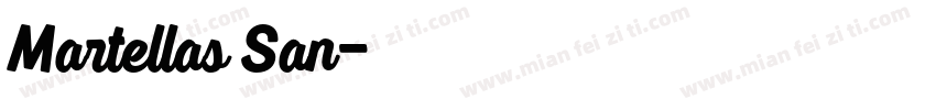 Martellas San字体转换